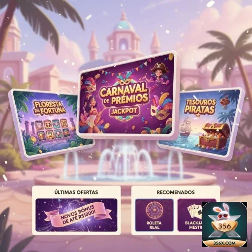 Ilustração de Experimente o aplicativo cassino 356x para Android e iOS