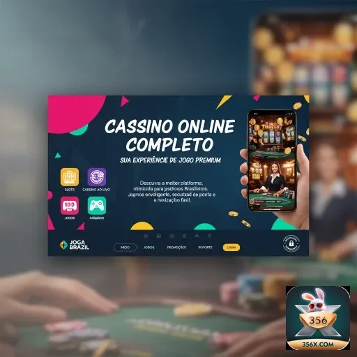 Ilustração de Experimente o aplicativo cassino 356x para Android e iOS