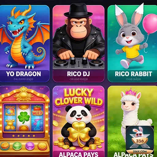 Ilustração de Explore os Slots e Serviços VIP da 356x com Total Confiabilidade