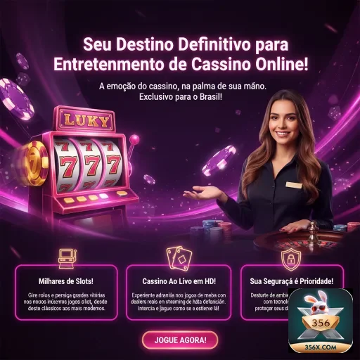 Ilustração de Acesse o link de acesso rápido do 356x para cassino online